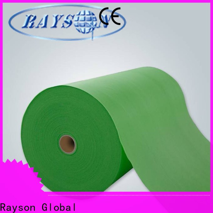 rayson nonwoven ODM spunbond nonwoven in bulk for bedsheet