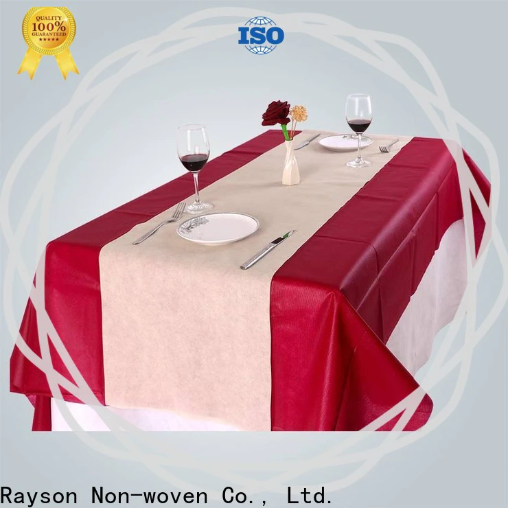 rayson nonwoven wedding tablecloths supplier