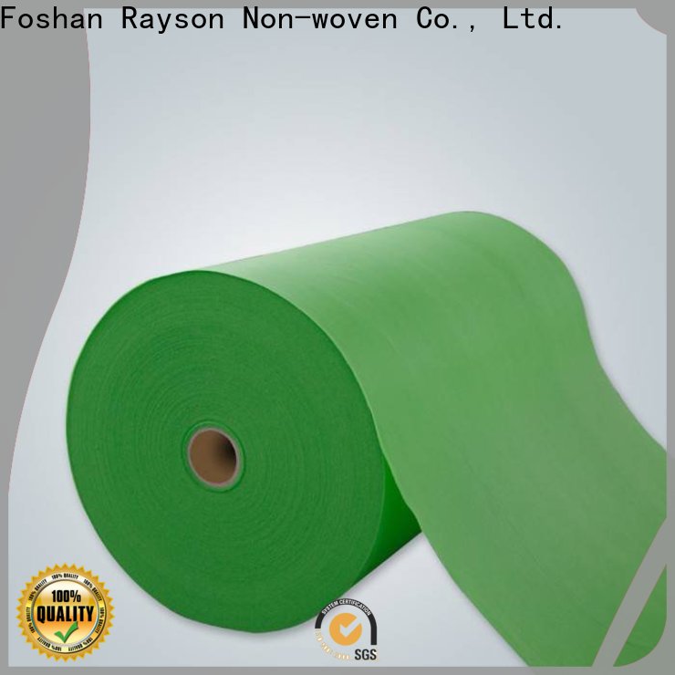 rayson nonwoven pvc non woven fabric manufacturer supplier for bedsheet