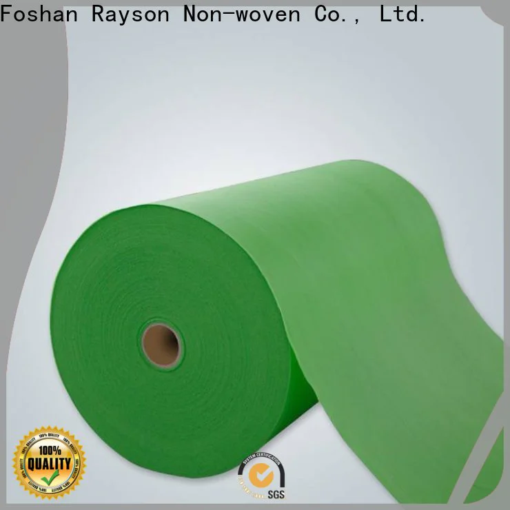rayson nonwoven pvc non woven fabric manufacturer supplier for bedsheet