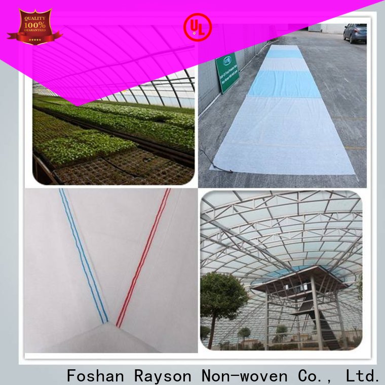 rayson nonwoven style black fabric to prevent weeds manufacturer for indoor