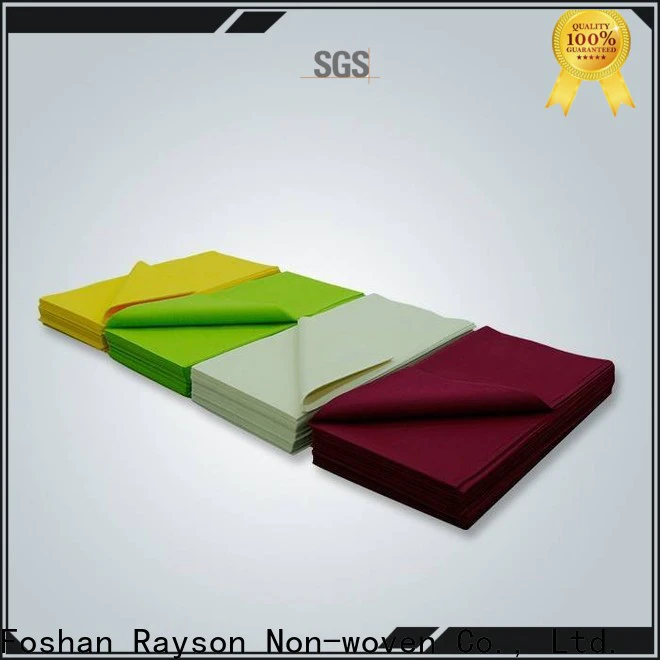 rayson nonwoven yellow tablecloth factory company