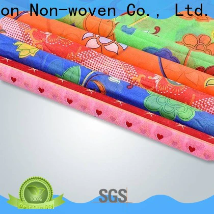 Bulk purchase cost of non woven fabric roll plaid in bulk for tablecloth