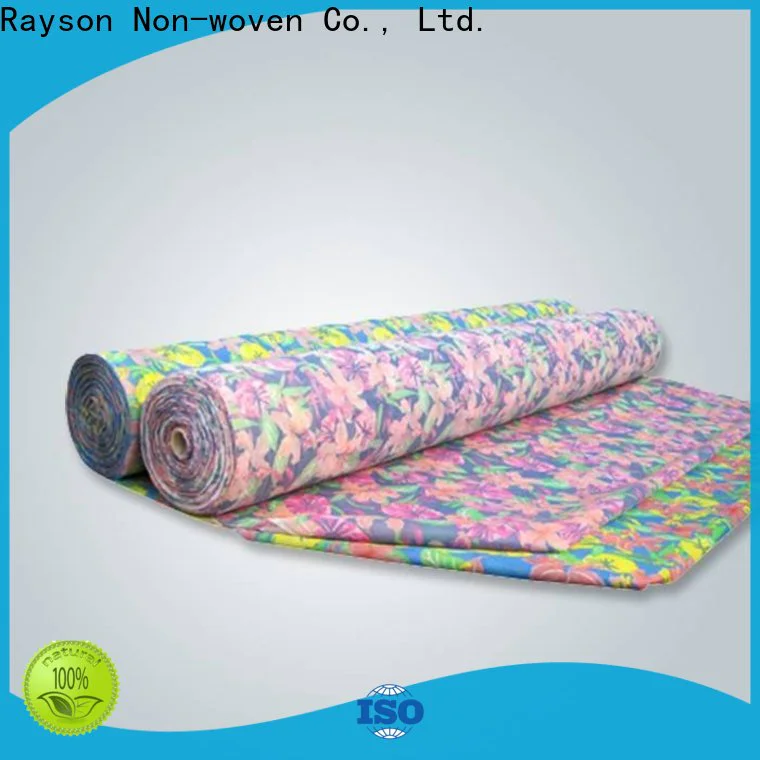 rayson nonwoven Bulk purchase spunlace nonwoven fabric suppliers supplier for tablecloth