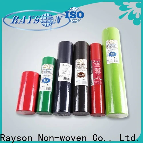 rayson nonwoven 60gsm tablecloths for less in bulk