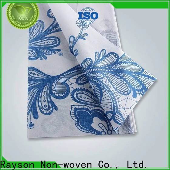 rayson nonwoven floral cheap printed tablecloths price for tablecloth