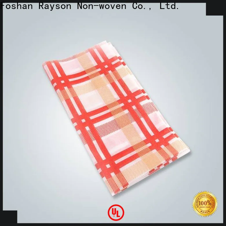 rayson nonwoven hotel printed table covers company for home
