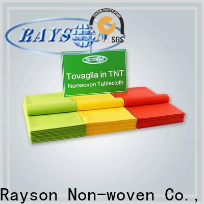 rayson nonwoven colorful woven fabric in bulk