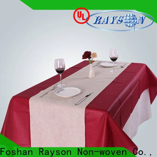 rayson nonwoven Bulk buy tablecloths uk factory