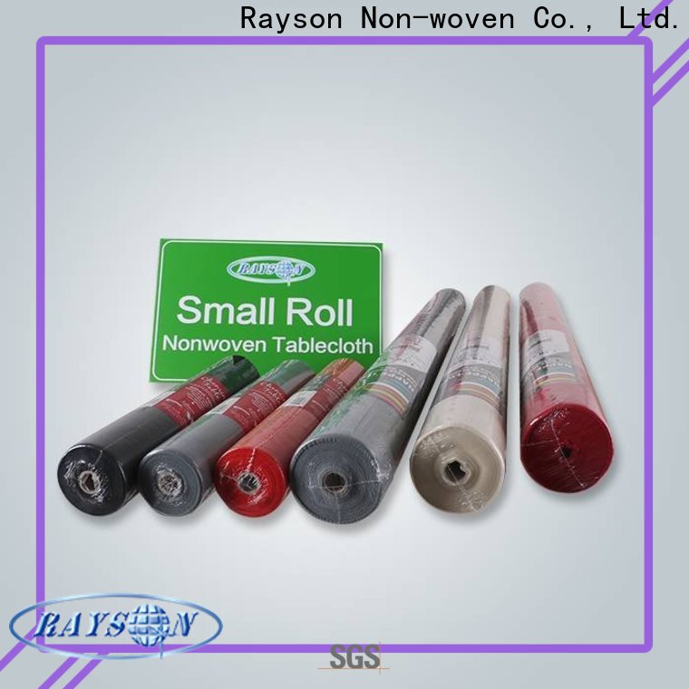 rayson nonwoven OEM red tablecloth manufacturer