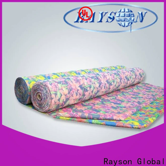 rayson nonwoven Bulk buy custom printed disposable tablecloths manufacturer for home