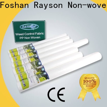 rayson nonwoven Wholesale black fabric to prevent weeds in bulk for outdoor