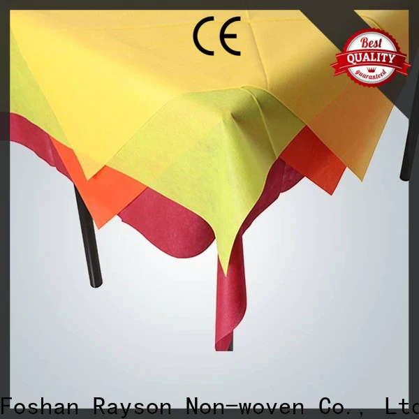rayson nonwoven white linen tablecloth price
