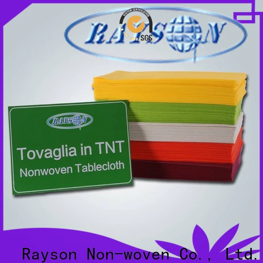 rayson nonwoven satin material manufacturer