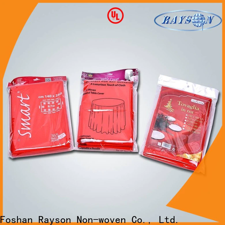 rayson nonwoven printed tablecloths factory