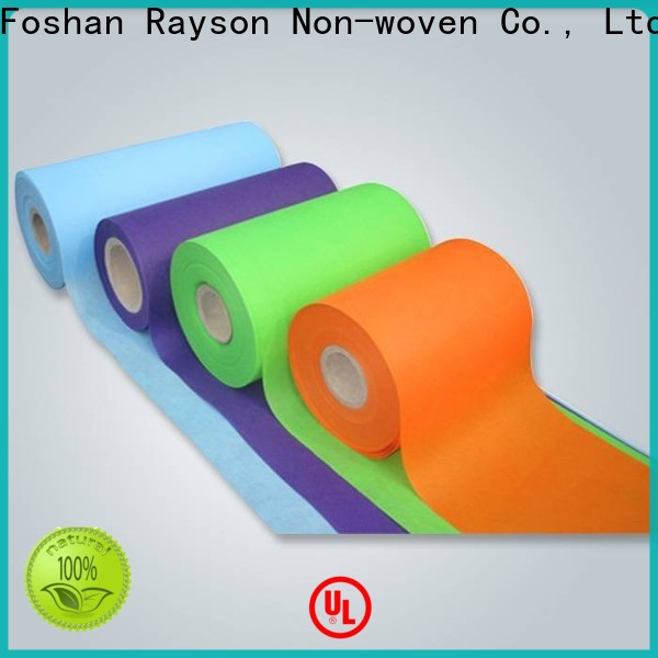 rayson nonwoven OEM best pp spun bonded non woven fabric in bulk