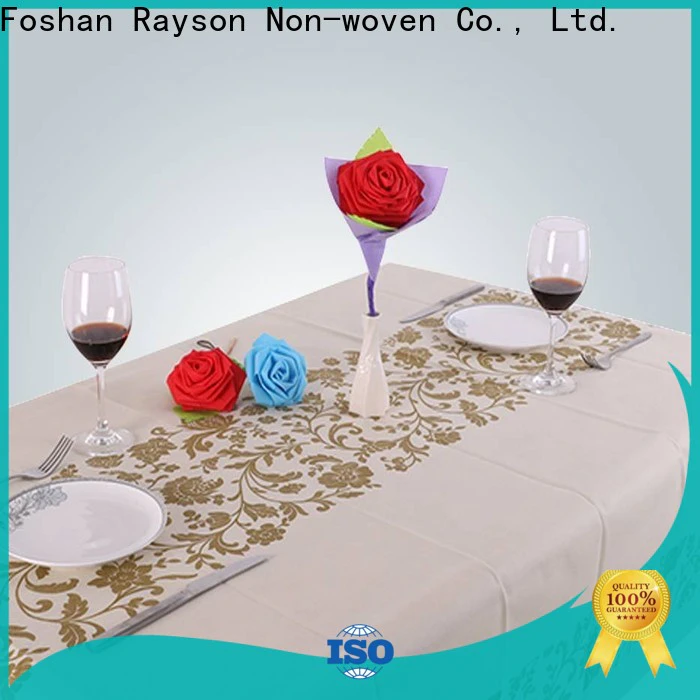rayson nonwoven ODM best non woven fall disposable tablecloths supplier