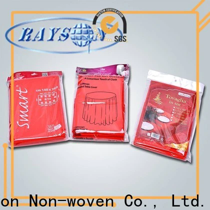 rayson nonwoven Wholesale OEM non woven disposable tablecloths sainsburys in bulk