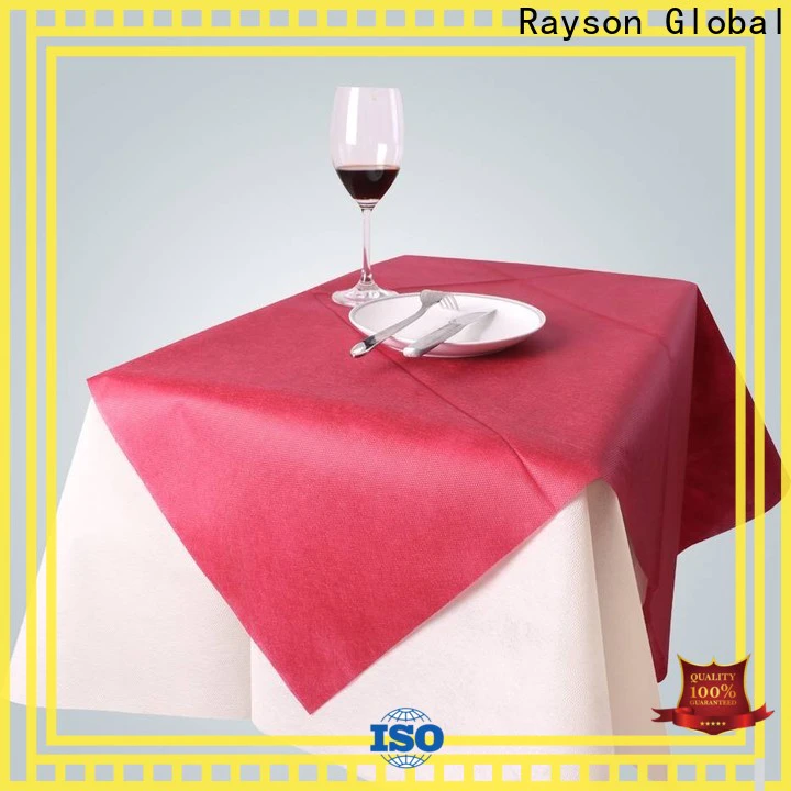 rayson nonwoven disposable christmas table cloth factory