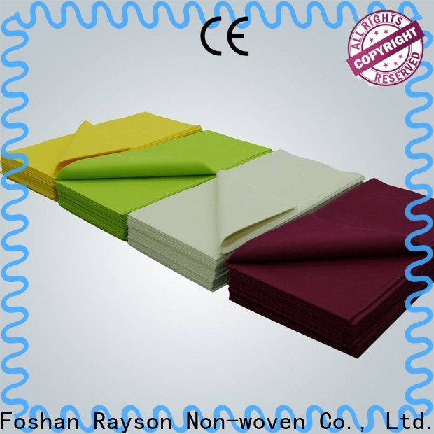 Rayson Nonwoven Rayson No tejido Eco Friendlable Manteles Disponibles Proveedor