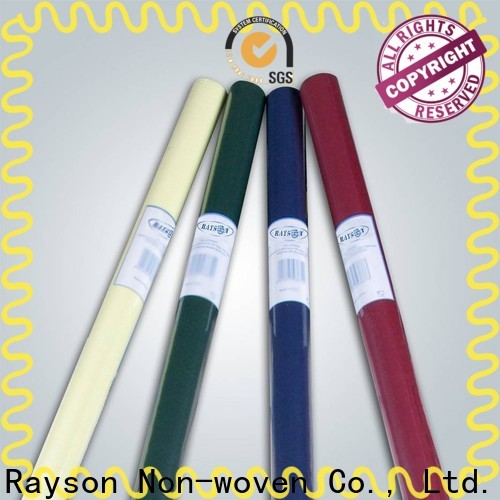 Rayson Nonwoven Bulk Compra Mejor Proveedor de mantel desechable rojo no tejido
