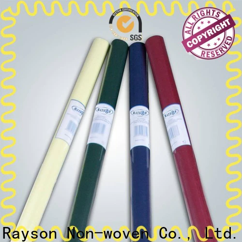 rayson nonwoven Bulk purchase best non woven red disposable tablecloth supplier