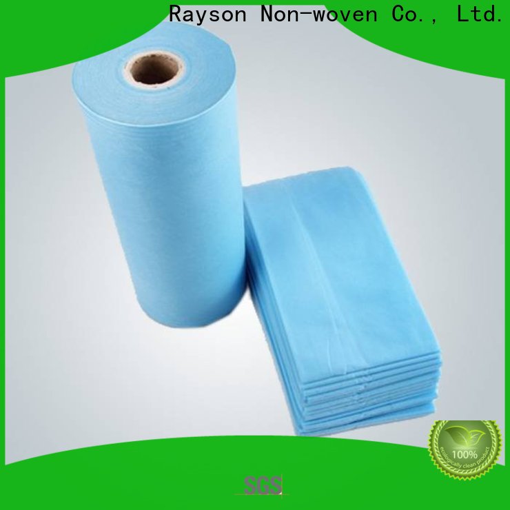 rayson nonwoven Wholesale high quality non woven pink massage table sheets in bulk