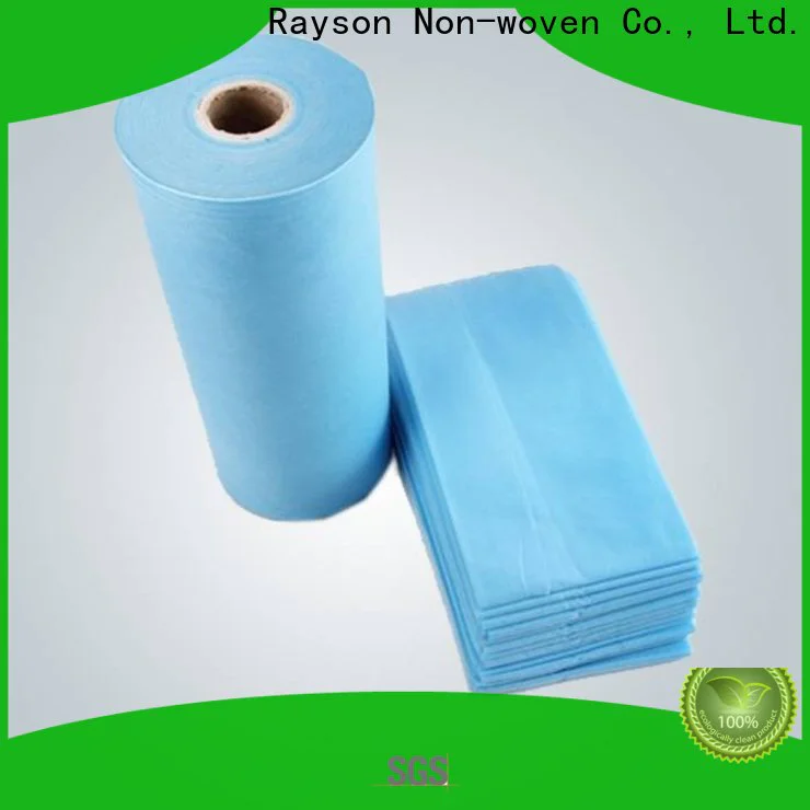 rayson nonwoven Wholesale high quality non woven pink massage table sheets in bulk