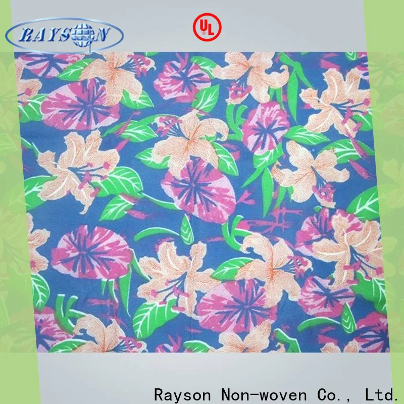 rayson nonwoven non woven printed fabric rolls supplier