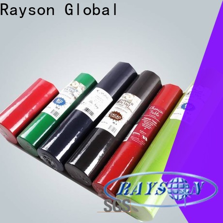 rayson nonwoven Custom OEM non woven disposable table cover roll in bulk