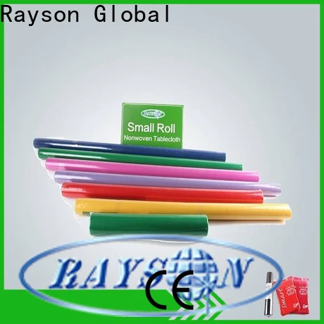 rayson nonwoven non woven tnt fabric tablecloth supplier
