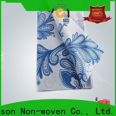 rayson nonwoven ODM high quality non woven disposable custom tablecloth with logo supplier