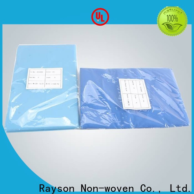 rayson nonwoven spa bed sheets in bulk
