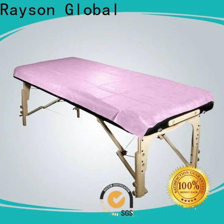 rayson nonwoven OEM high quality non woven massage sheet sets bulk manufacturer