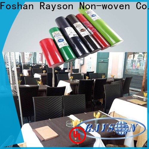 rayson nonwoven tnt non woven fabric table cloth in bulk