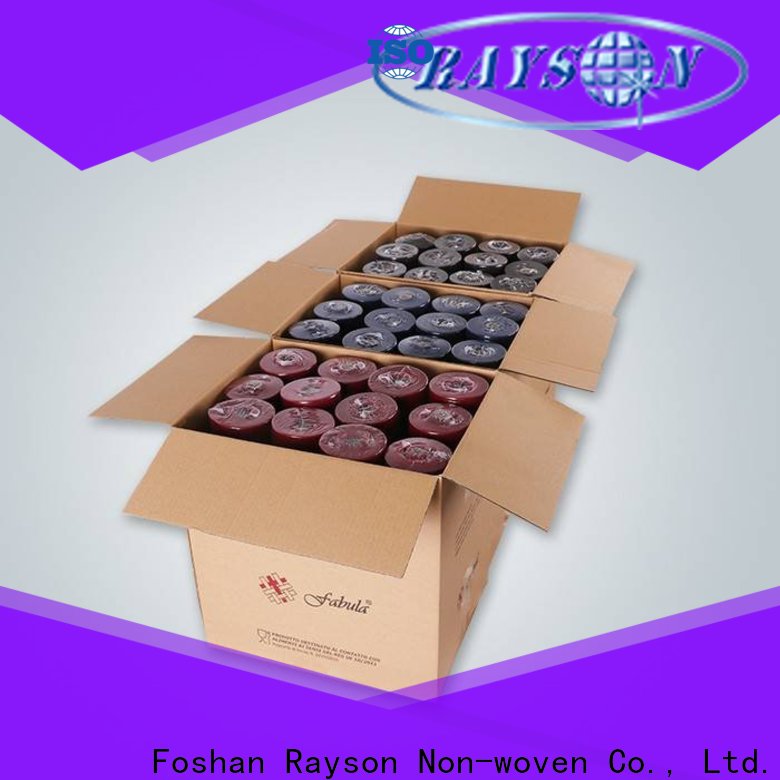 rayson nonwoven Rayson OEM best nonwoven tnt fabric tablecloth manufacturer