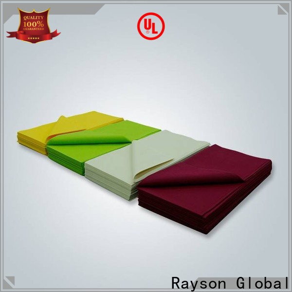 rayson nonwoven Rayson Wholesale OEM tnt nonwoven fabric tablecloth in bulk
