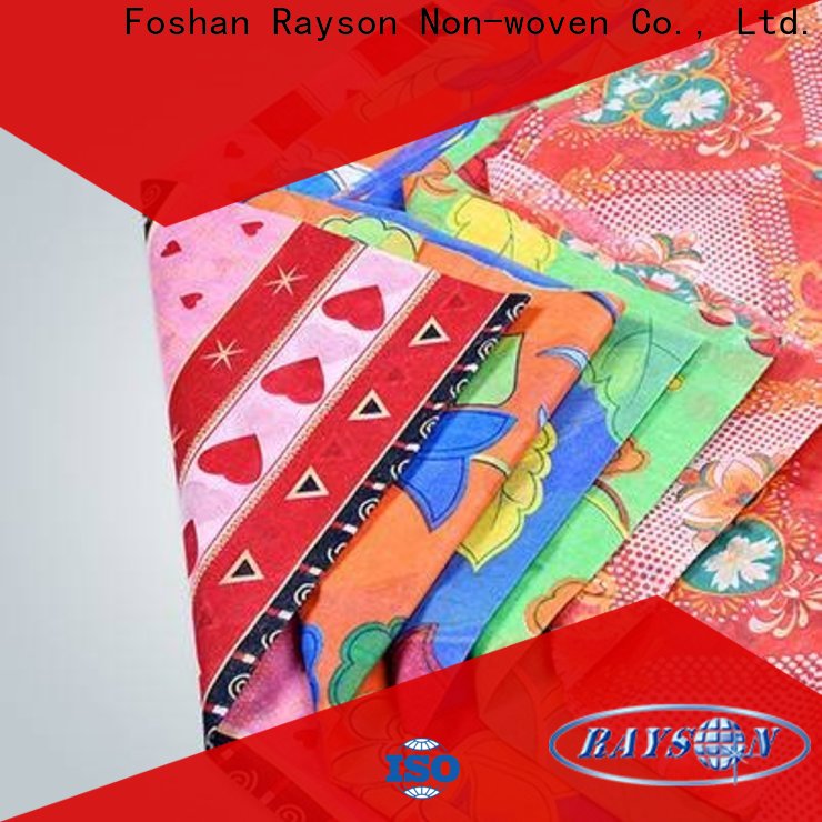 Rayson Wholesale OEM nonwoven printed fabric rolls in bulk