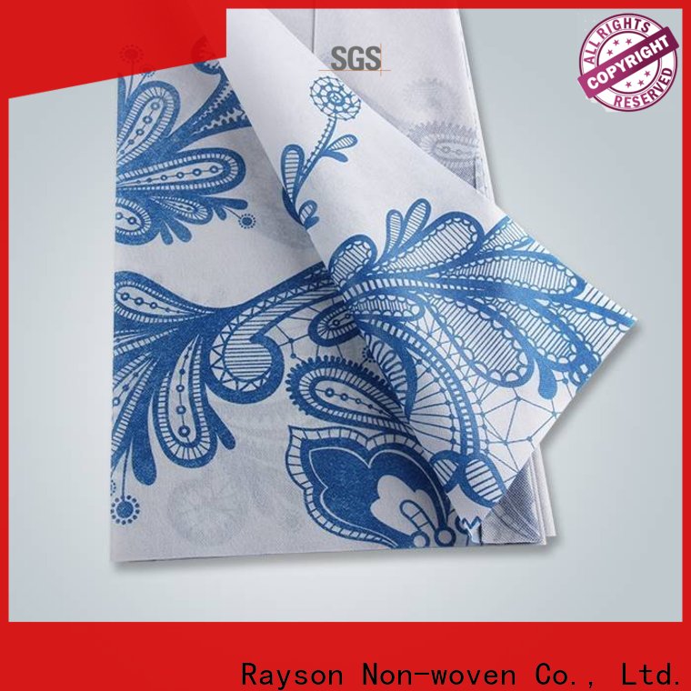 rayson nonwoven OEM best nonwoven custom tablecloths cheap price