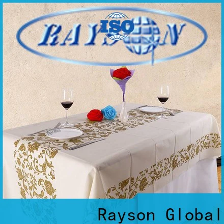 rayson nonwoven Bulk purchase custom nonwoven table cloth disposable in bulk