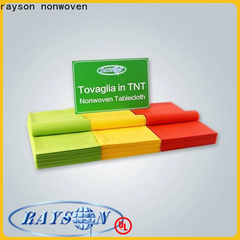 rayson nonwoven tnt nonwoven tablecloth supplier