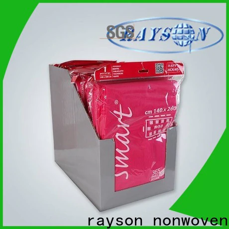 rayson nonwoven navy blue disposable tablecloth manufacturer