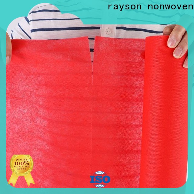 rayson nonwoven Rayson Custom tnt nonwoven fabric table cloth manufacturer