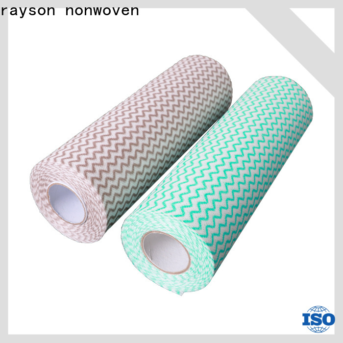 Rayson Nonwoven Bulk Buy Spunlace personalizado Viscosa Tela no tejida a granel