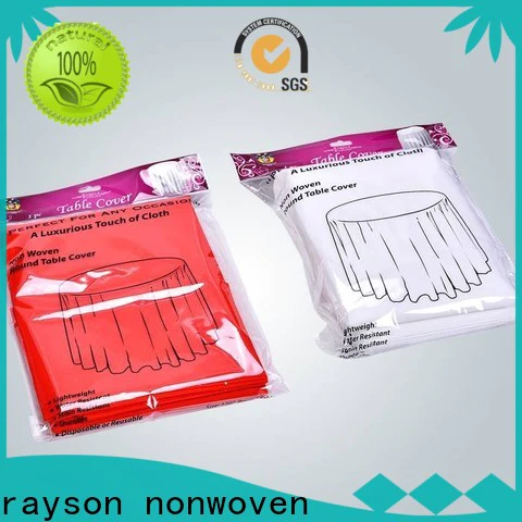 rayson nonwoven floor length tablecloth for 6 foot table factory