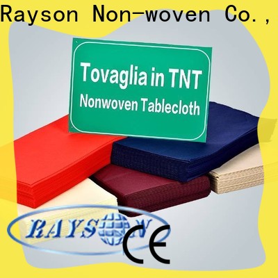 Custom high quality nonwoven tnt table cloth in bulk