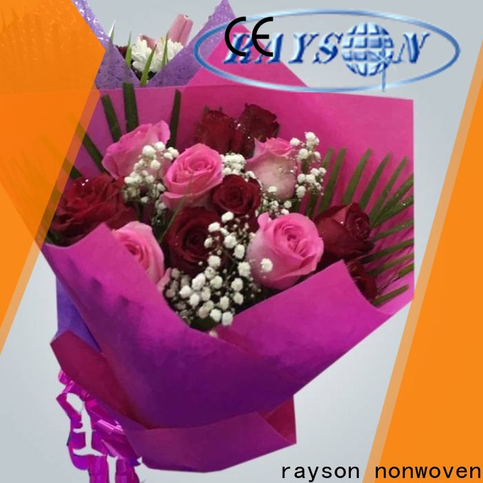 rayson nonwoven floral cushion fabric company