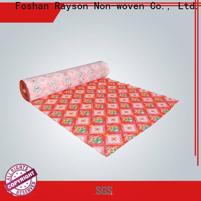 rayson nonwoven ODM nonwoven grey floral upholstery fabric supplier