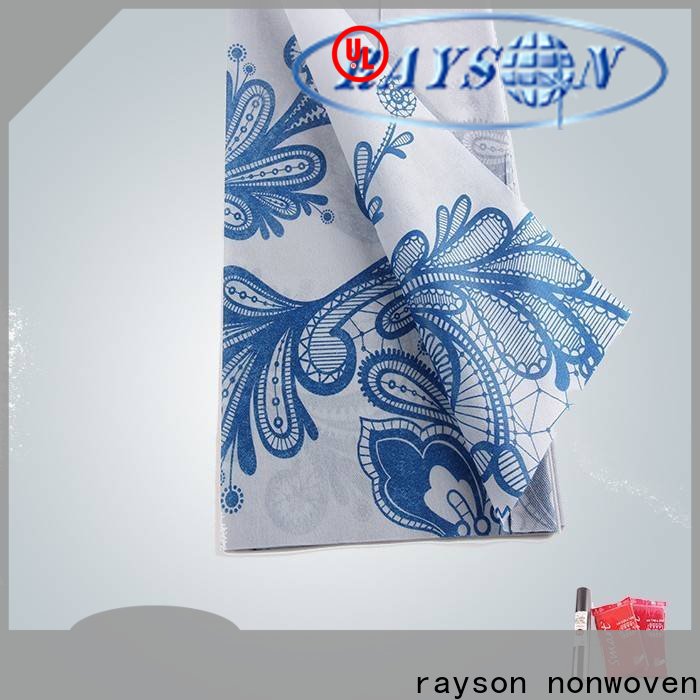 rayson nonwoven floral fabric for chairs price