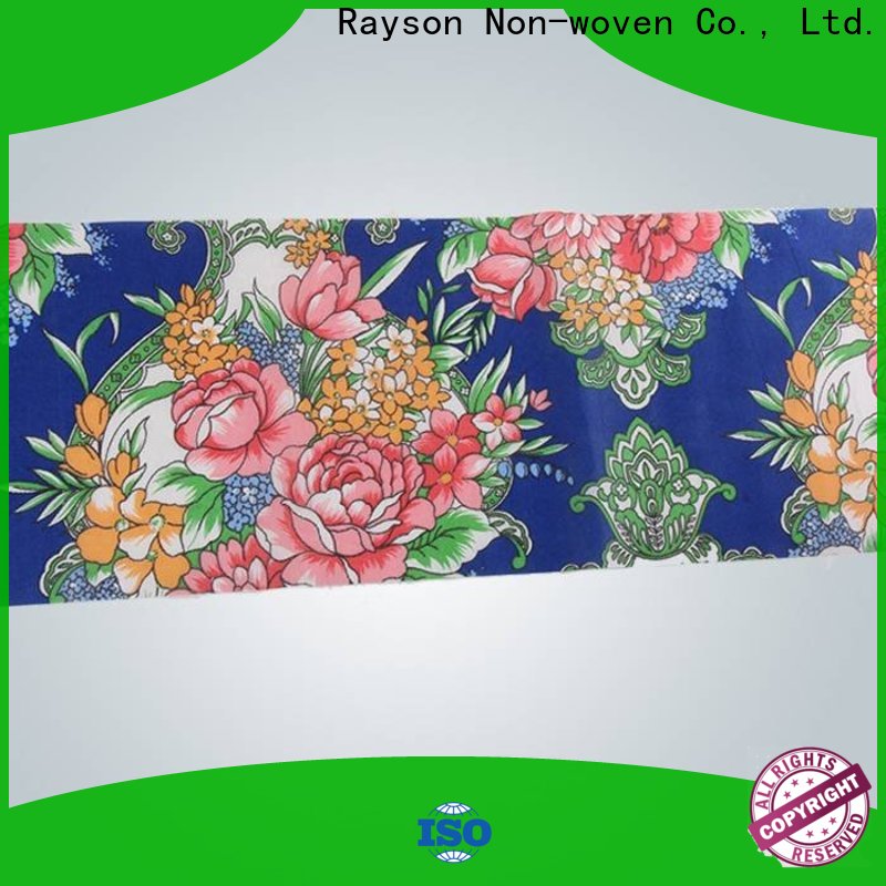 rayson nonwoven Rayson OEM nonwoven printed sofa cloth manufacturer